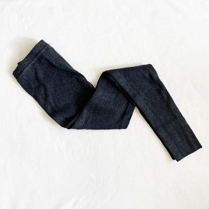 BNWOT Le Chateau Ribbed Leggings in Gray Size M